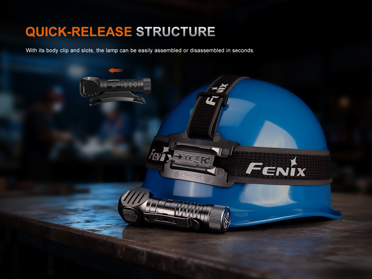 Fenix HM61R V3.0 Leistungsstarke Profi Stirnlampe sowie Taschenlampe mit Rotlicht, 1800 Lumen