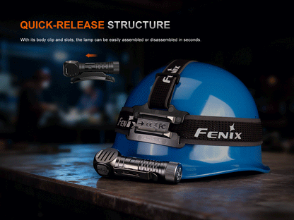 Fenix HM61R V3.0 Leistungsstarke Profi Stirnlampe sowie Taschenlampe mit Rotlicht, 1800 Lumen