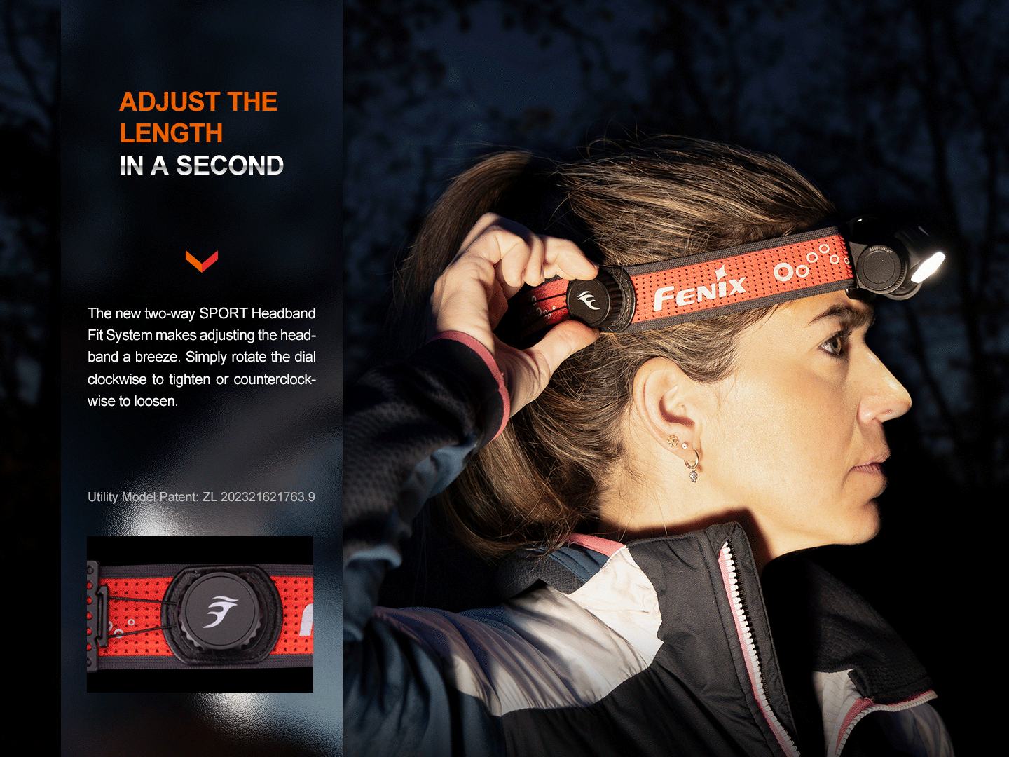 Fenix HM65R-T V2.0 Leichte Magnesium-Stirnlampe für Trailrunning, Skitouren 1600 Lumen